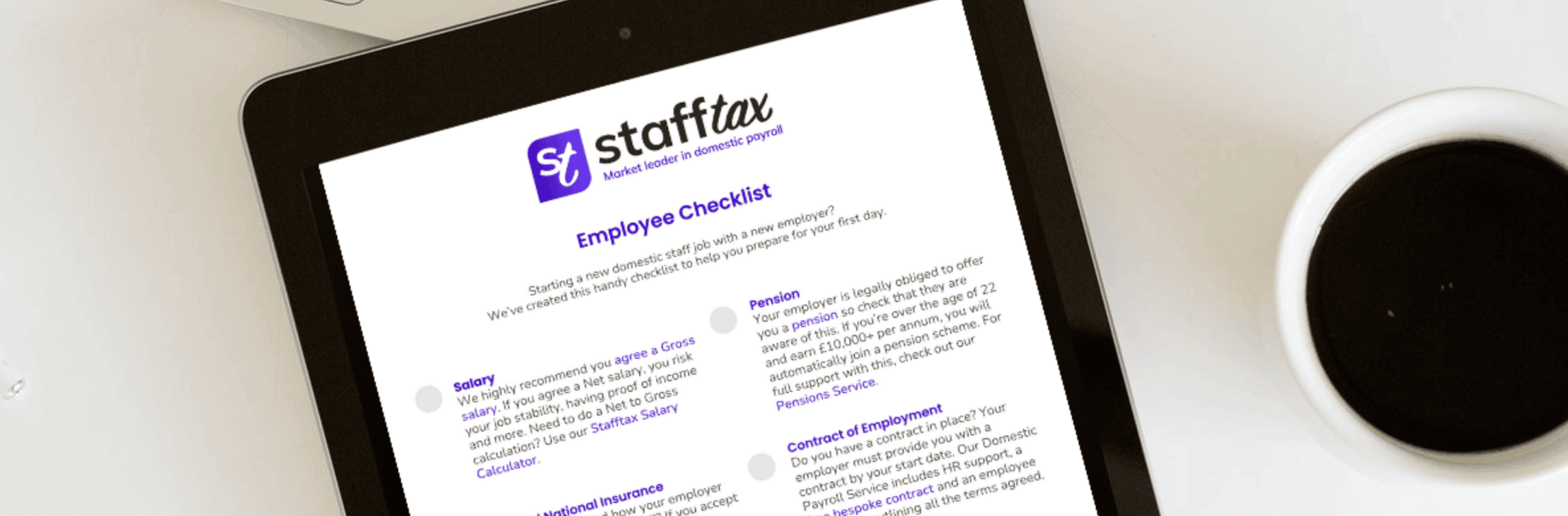 Stafftax | Domestic Employee Checklist